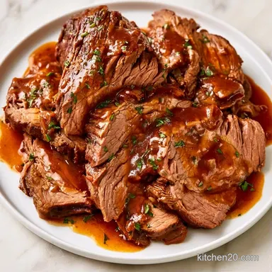 Low Carb Instant Pot Pot Roast: Tender Recipe Card
