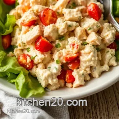 Easy Make Chicken Salad: Quick & Creamy Delight for Lunch! Recipe Card