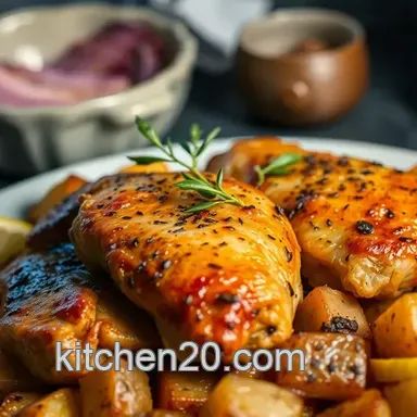 Easy Chicken Dinner Ideas: Mediterranean Herb Roasted Thighs
