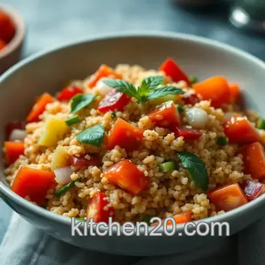 Quick & Delicious Lunch Ideas: Mediterranean Quinoa Salad Recipe