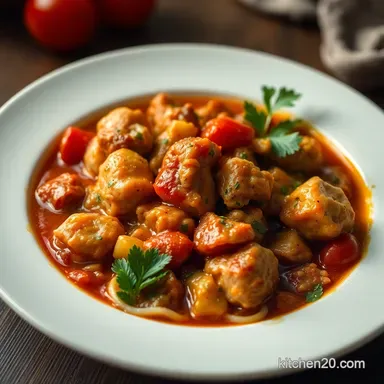 Healthy Slow Cooker Recipes: Mediterranean Chicken Stew Recipe Card