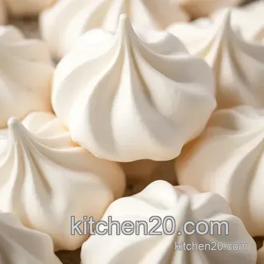 Melt-Away Meringue Kisses: Simple Meringue Cookies! Recipe Card