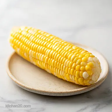 Corn on the Cob: Steamed in the Microwave for 4 Servings