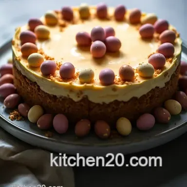 How to Make My Amazing Mini Egg No-Bake Cheesecake: 15-Minute Delight! Recipe Card