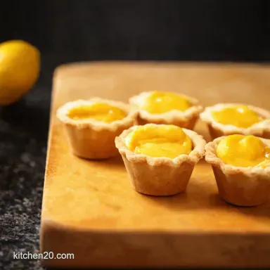 From Kitchen Nightmare to Dream Dessert Mini Lemon Tartlets Recipe Card