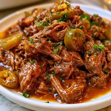Mississippi Pot Roast Crockpot: Tender Recipe Card