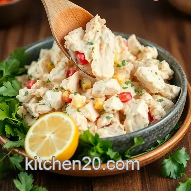 Easy Zesty Chicken Salad with Fresh Ingredients: 5 Delicious Tips! Recipe Card