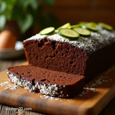 The Gardeners Secret Super Moist Chocolate Zucchini Cake Recipe Recipe Card