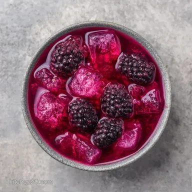 Mulberry Sharbat Drink for 4 Servings Recipe Card