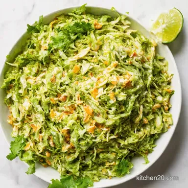 My GoTo Creamy CilantroLime Taco Slaw Recipe