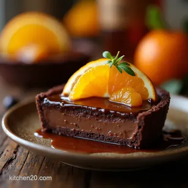 Bitter Brilliant NegroniInfused Chocolate Tart Recipe Recipe Card