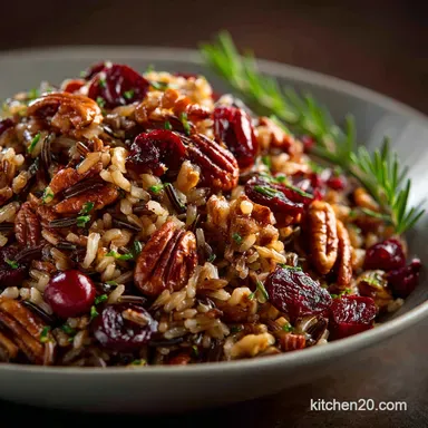 Wild Rice Recipe: Nutty Cranberry Pecan Pilaf