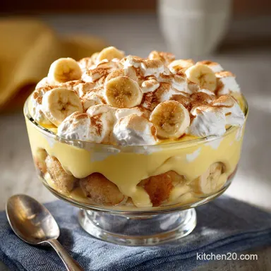OldFashioned Banana Pudding Grandmas Recipe with Homemade Custard