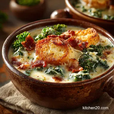 Olive Garden Zuppa Toscana Cozy Comfort Homemade Recipe Card