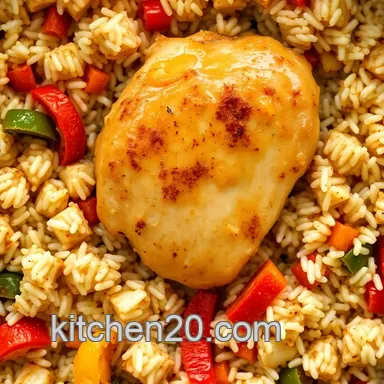 Ultimate One Pan Oven Baked Chicken and Rice: A Delicious Family Favorite Recipe Card
