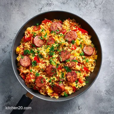 Sausage and Rice: One Pot in 35 Minutes