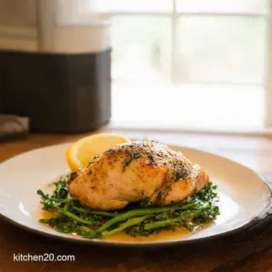 The Kitchen in This Tiny Home OnePan Lemon Herb Chicken Recipe Card