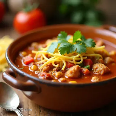 Speedy Chicken Taco Soup OnePot TexMex Wonder Recipe Card