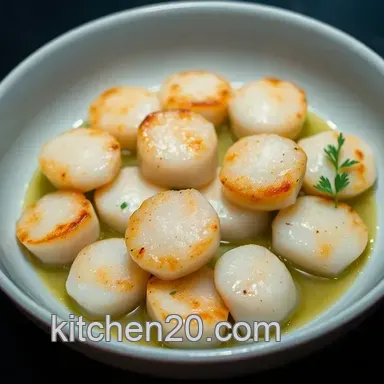 Seared Scallop Perfection: Easy Lemon-Garlic Recipe!