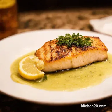 PanSeared Mahi Mahi My Easy LemonHerb Butter Recipe Recipe Card