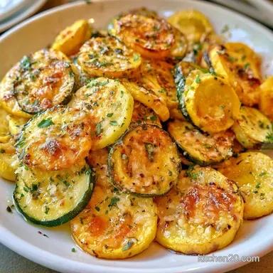 Parmesan Zucchini Squash with Garlic