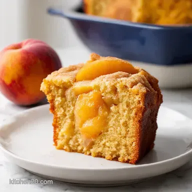 Peach Cobbler Pound Cake Recipe A Slice of Southern Comfort Recipe Card