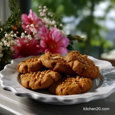 peanut butter blossom cookies: Velvety Crumb Recipe Recipe Card