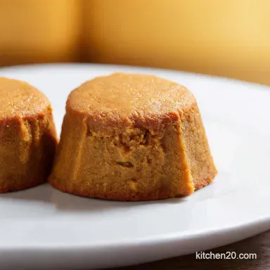 Peanut Butter Lava Cakes Gooey Dessert Bliss Recipe Card