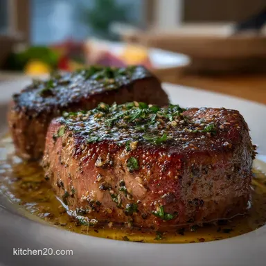 Perfectly Pan Seared Filet Mignon For A Restaurant Crust