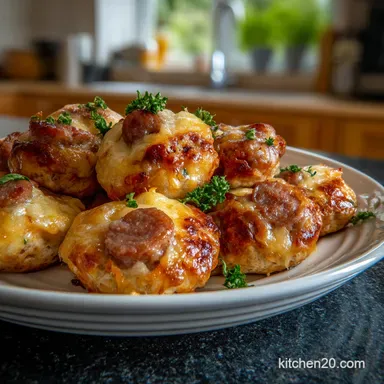 Sausage Balls: The Ultimate Cheesy Appetizer Guide Recipe Card