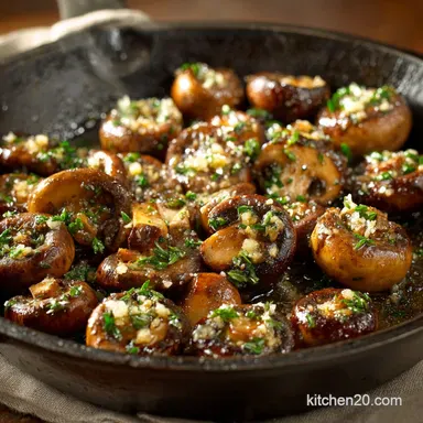 Sauteed Mushrooms in Garlic Butter: The Ultimate Silky Umami Bomb Recipe Recipe Card
