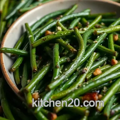My Easy & Flavorful Roasting Green Beans in Oven Recipe Recipe Card