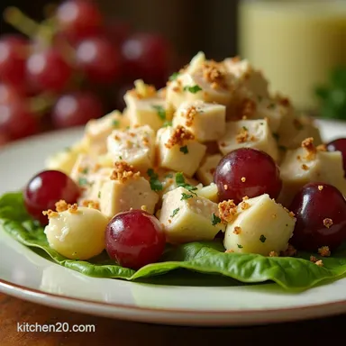 Best Chicken Salad Recipe with Grapes My Familys Secret Recipe Card