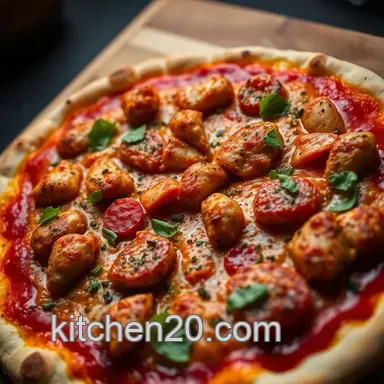 Easy Nando's Inspired Peri Peri Chicken Pizza Recipe Recipe Card