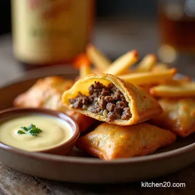 Philly Cheesesteak Wontons Best Game Day Finger Foods Recipe Card