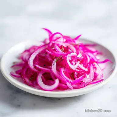 Pickled Red Onion Recipe: Zesty and Crisp in 15 Minutes