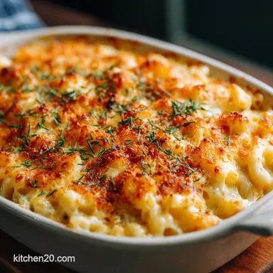 Pioneer Woman Mac and Cheese: The Creamiest, Baked Casserole Recipe Recipe Card