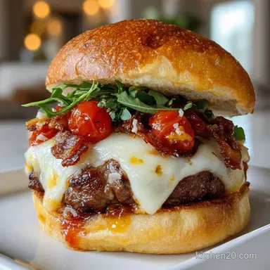 Pizza Burger Burger: Perfect Pizza Cheeseburger Recipe Recipe Card