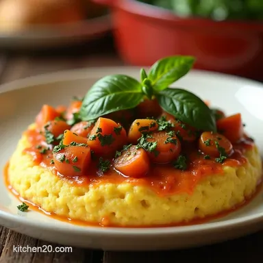 Recipe Polenta Florentine Sunny Italian Comfort on a Plate Recipe Card