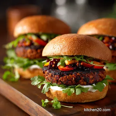 Black Bean Burgers: Smoky Chipotle Recipe That Holds Shape Recipe Card