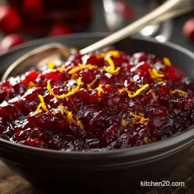 Cranberry Sauce Recipe: The Proper Make Ahead Version with Orange Zest Recipe Card