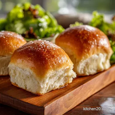 Keto Buns: Best Fluffy Low Carb Almond Flour Sandwich Rolls Recipe Card