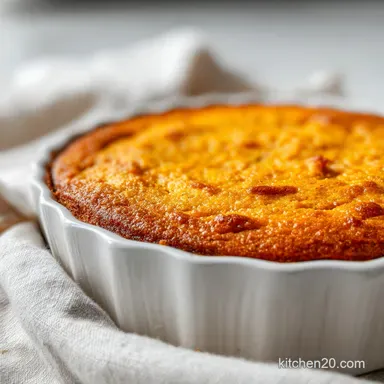 Pumpkin Pie Dump Cake in 60 Minutes with Spiced Custard Recipe Card