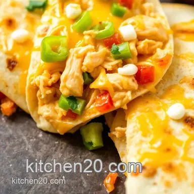 My Family's Quick Cheesy Chicken Quesadillas in 25 Minutes: Irresistibly Easy! Recipe Card