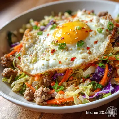 Low Carb Egg Roll In A Bowl Quick Healthy 25Minute Keto Stirfry