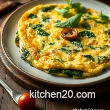 My Grandmother's Quick Spinach & Mushroom Omelette Delight: 5 Easy Tips! Recipe Card
