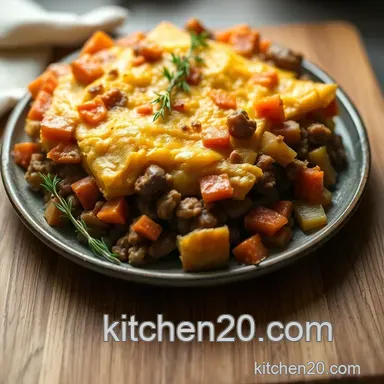 How to Make My Grandma's Quorn Shepherd's Pie with a Twist Recipe Card