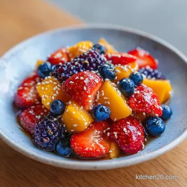 Mulberry Fruit Bowl in 15 Minutes Recipe Card