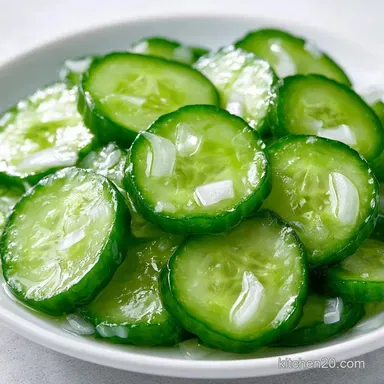 Refrigerator Cucumber Pickles: Crunchy Recipe Card