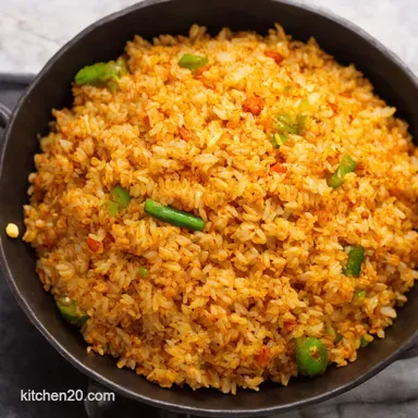 Easy Chinese Fried Rice Recipe Restaurant Taste at Home Recipe Card